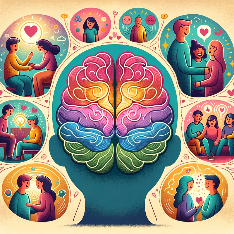 Brain regions involved in empathy