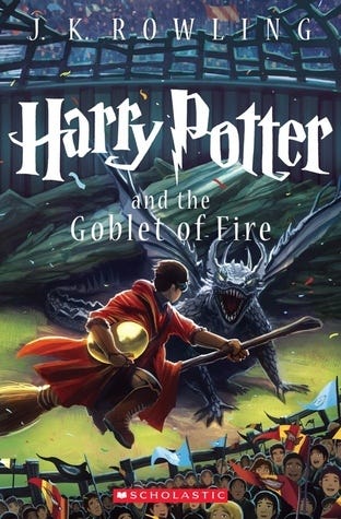 Harry Potter series book covers