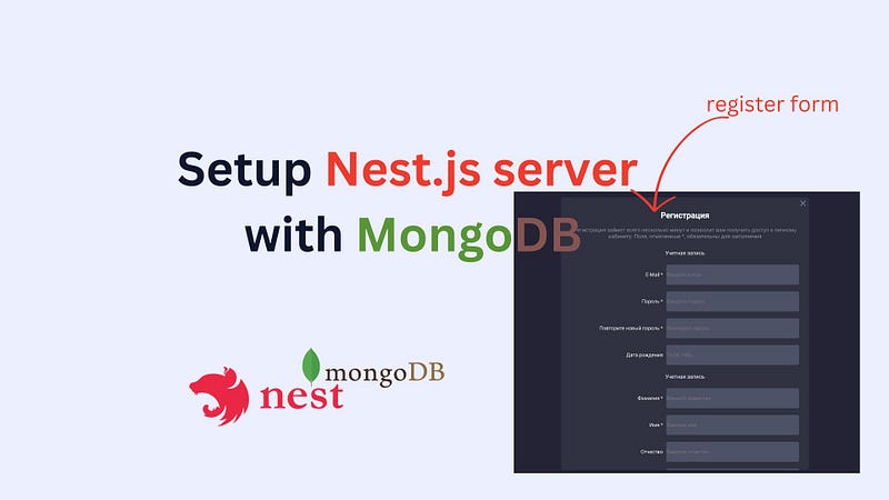 Setting up a Nest.js server with MongoDB