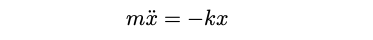 Simple harmonic oscillator equation