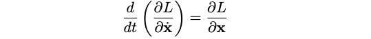 Euler-Lagrange equation derivation