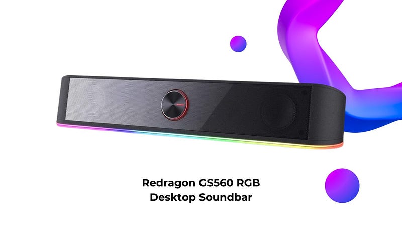 Redragon GS560 RGB Desktop Soundbar