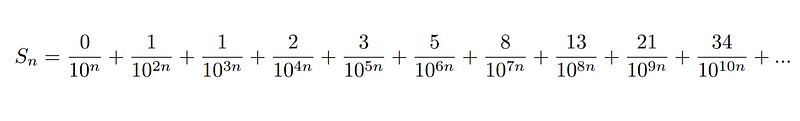 Generalized expression for Fibonacci sequence expansion