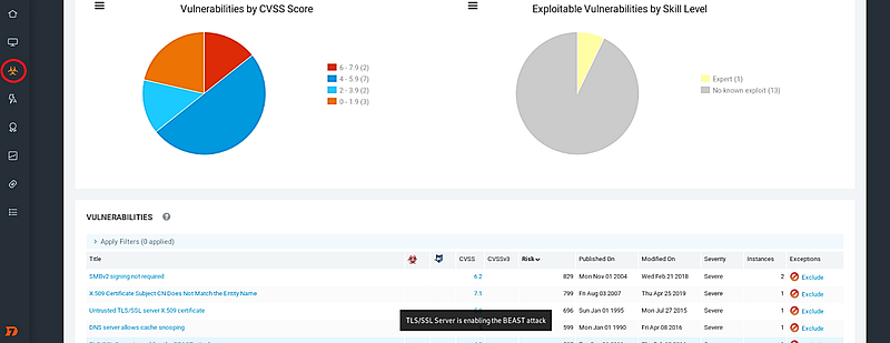 Report Generation in Nexpose