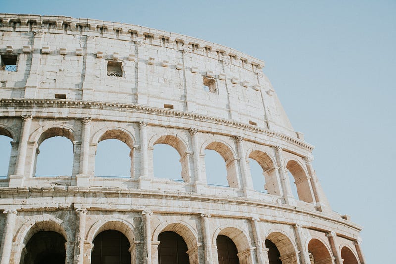 Ancient Roman Concrete Structure