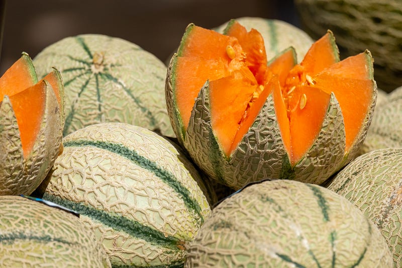 Image of cantaloupe melons