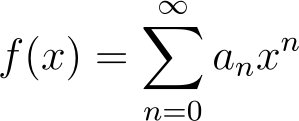 Image showing polynomial series assumption