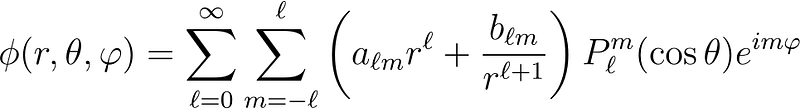 Image showing general solution to Laplace's Equation