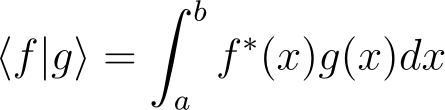 Image demonstrating complex inner product