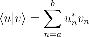 Image showing vector inner product comparison