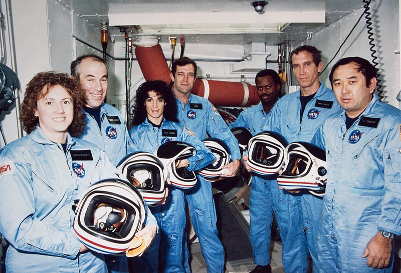 Challenger crew members honored by NASA