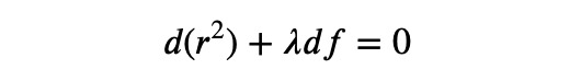 Lagrange Multiplier Equation