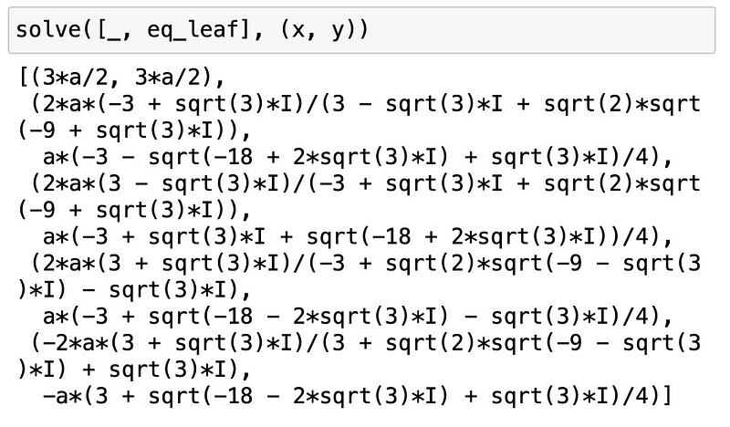 Complete System of Equations