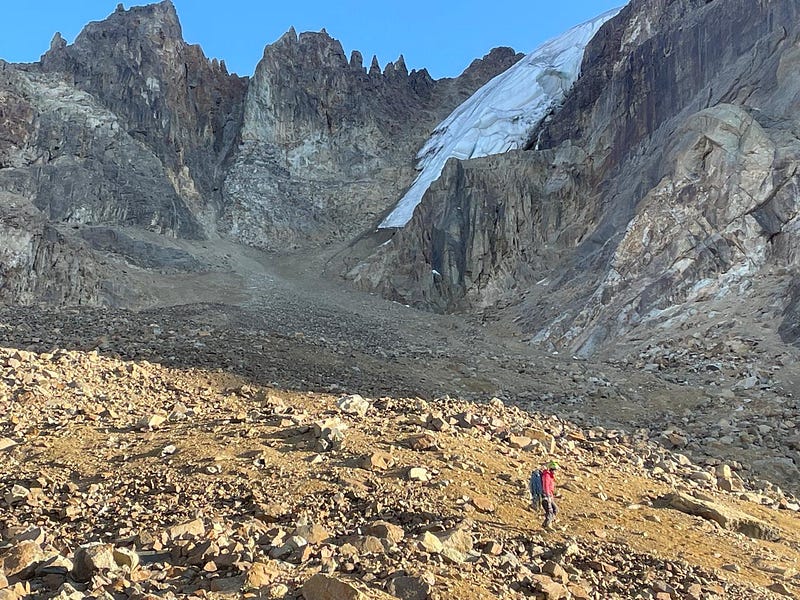 Huarapasca Glacier in June 2024